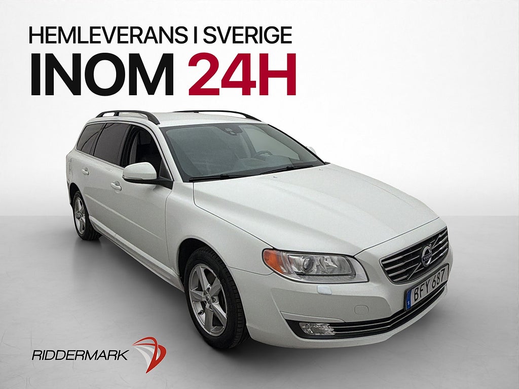 Volvo V70 D4 181hk Business  Halvskinn Drag