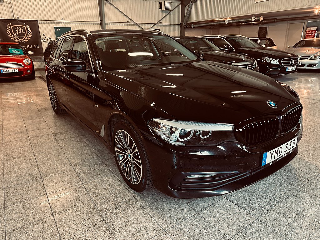 BMW 520 d Touring Steptronic Sport line 190hk 1 ägare Navi