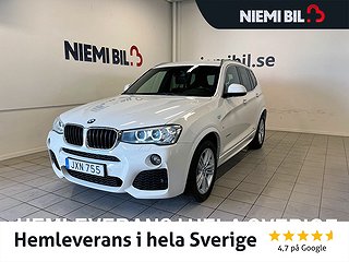 BMW X3 xDrive20d Aut M Sport 190hk S/V-hjul D-värm Psens