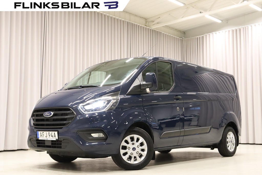 Ford transit Custom L2 170HK Automat|Inredd|LED|Drag|D-Värm