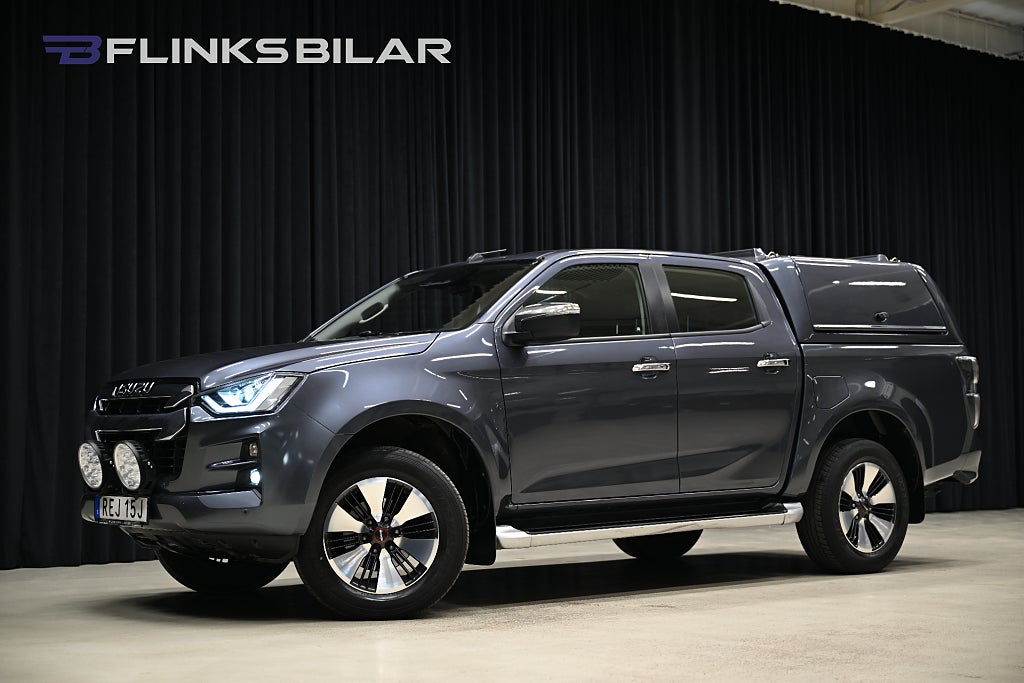 Isuzu D-max 163HK Automat|Kåpa|Drag|Värmare|Diff|Kamkedja|Leasbar
