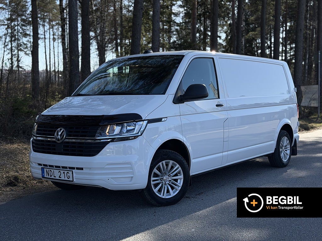 Volkswagen Transporter 2.0 TDI DSG/L2/Leasbar/Drag/Inredning/B-kamera/Värmare