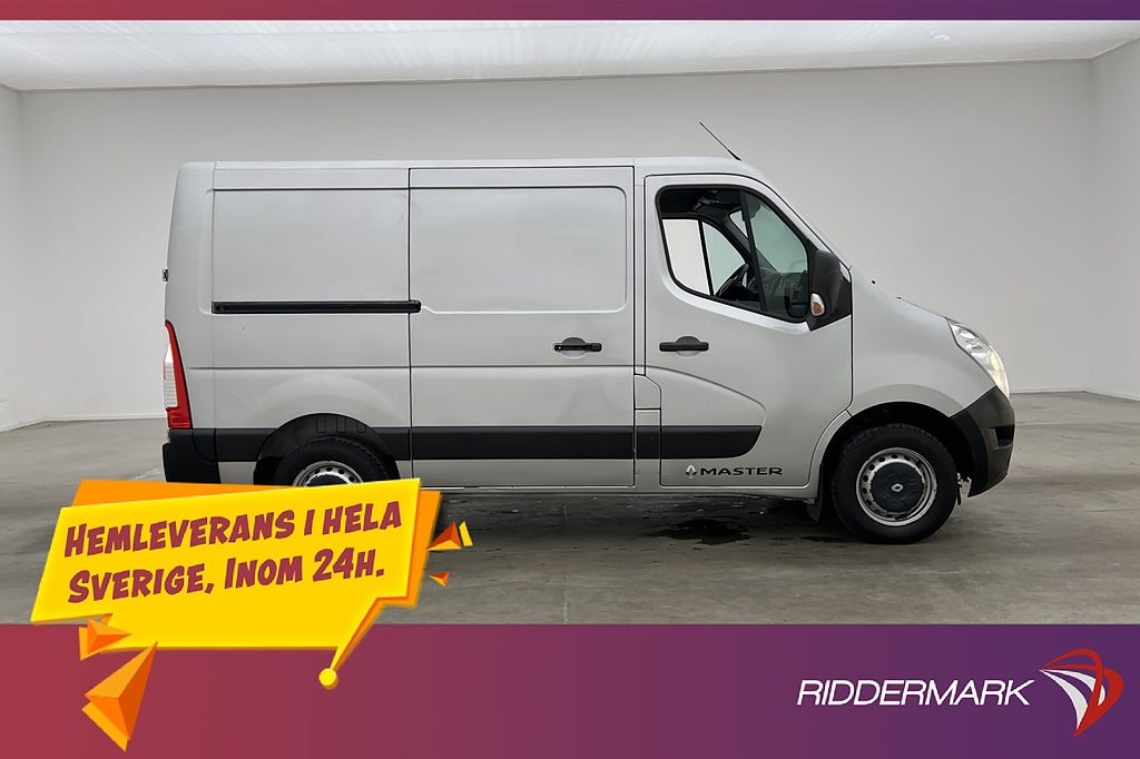 Renault master 2.3dCi 170hk Värmare PDC 3-Sits Dragkrok
