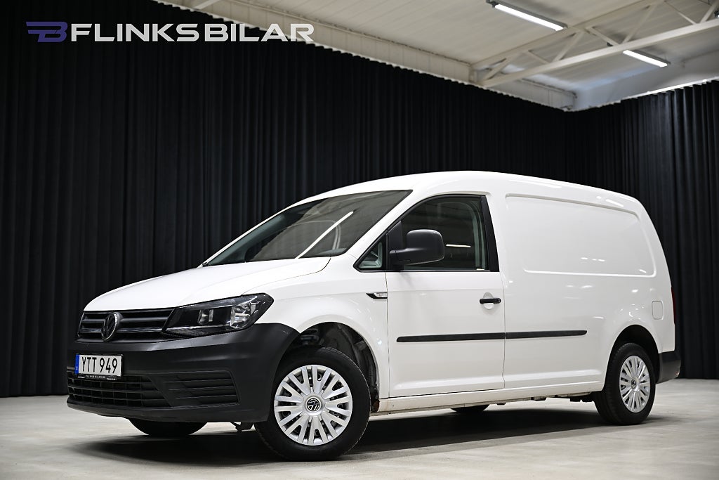 Volkswagen Caddy Maxi 2.0 TDI 102HK Drag|Fjärrstyrdvärmare|EnÄgare|Lågmil