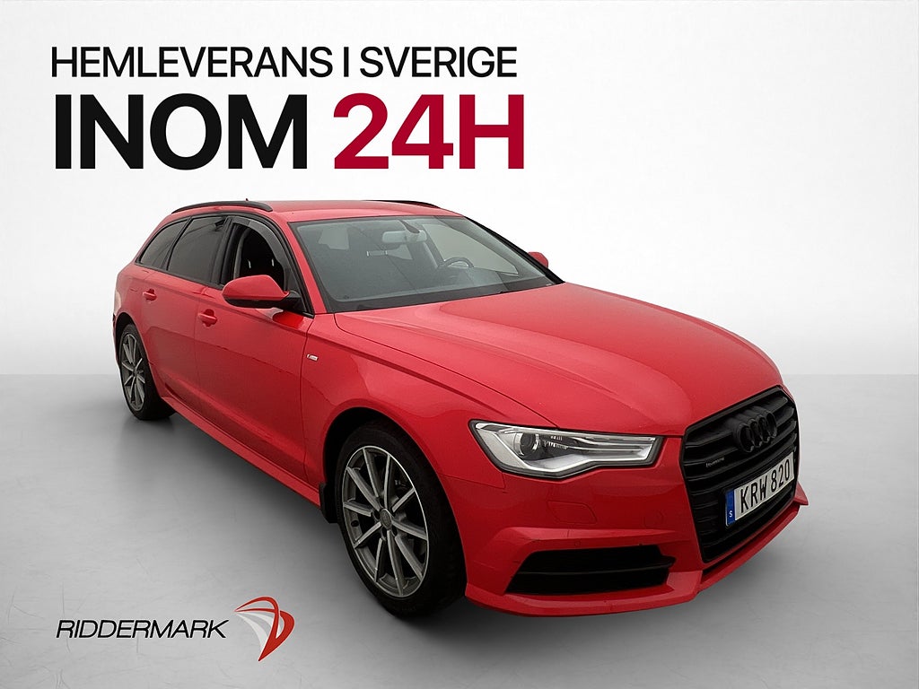 Audi A6 2.0 TDI Q S-Line Svart Optik Keyless P-Sensorer
