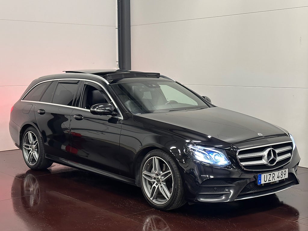 Mercedes-Benz E 220 T D 194HK AMG WIDESCREEN PANO NAVI DRAG 360°KAMERA