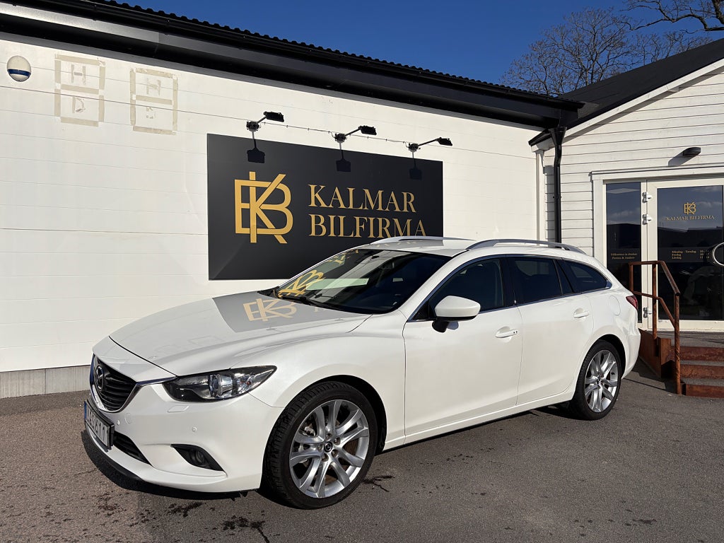 Mazda 6 Wagon 2.2 SKYACTIV-D, Fullservad, Dragkrok, SoV-Däck
