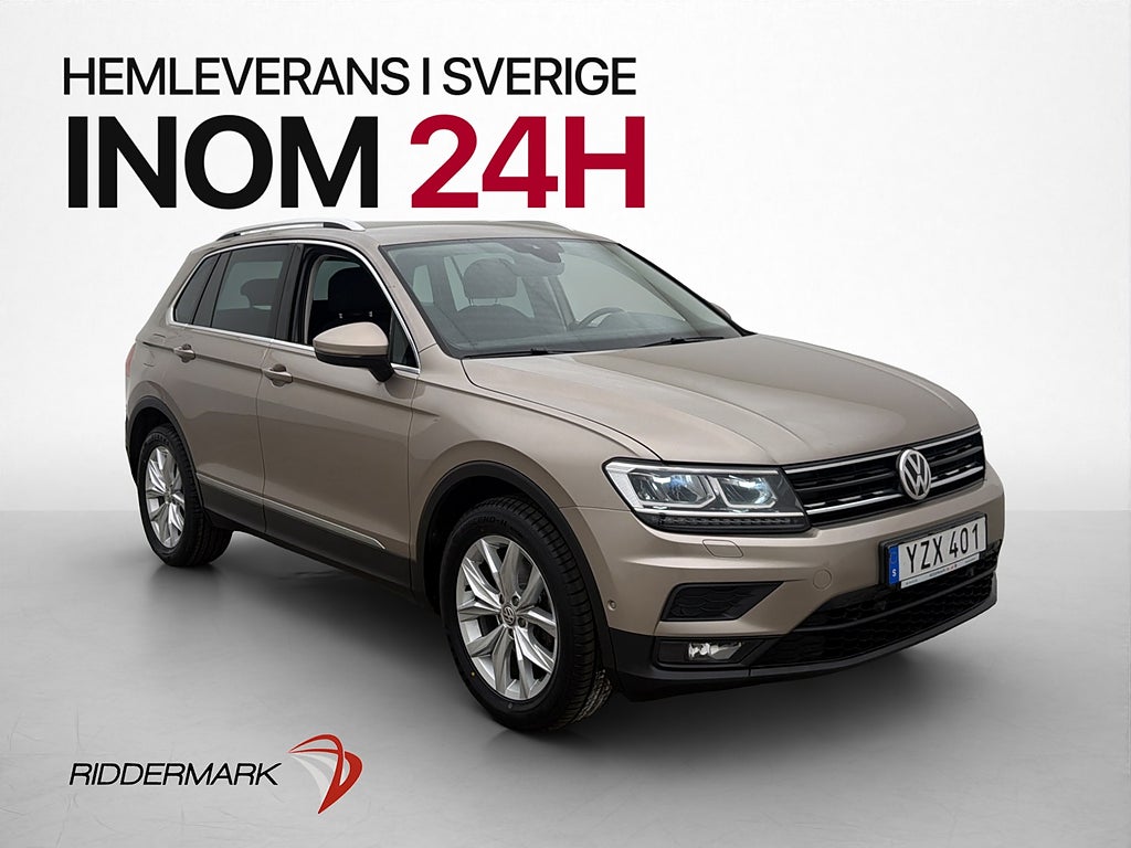 Volkswagen Tiguan 1.4 TSI 4M 150hk Cockpit Värm Kamera Drag