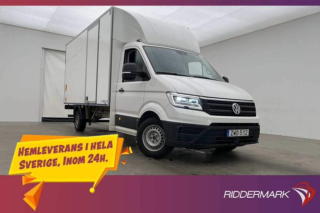 Volkswagen crafter Bakgavel Sidodörr Värm B-Kam CARPLAY MOMS