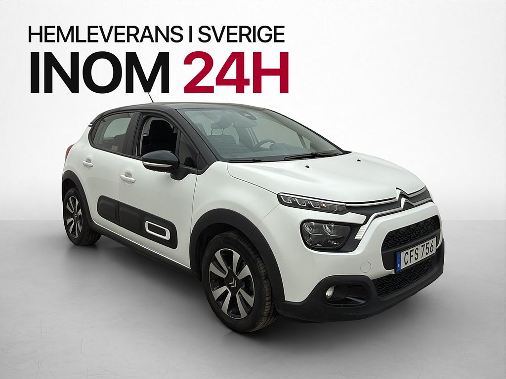 Citroën C3 1.2 PureTech 110hk Carplay 0.47l/mil