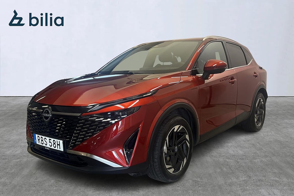 Nissan Qashqai N-Connecta/MoK/V-Hjul/360/Ratt-Rutvärme/Moms