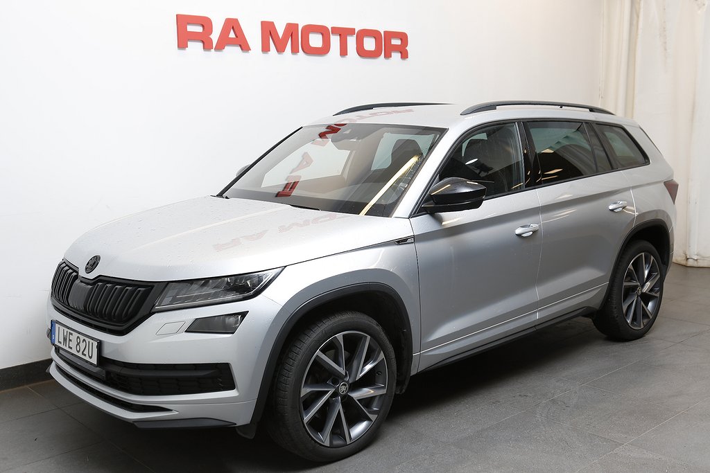 Skoda Kodiaq 2,0 TDI 190hk 4x4 Sportline Värmare Drag 20" 2019