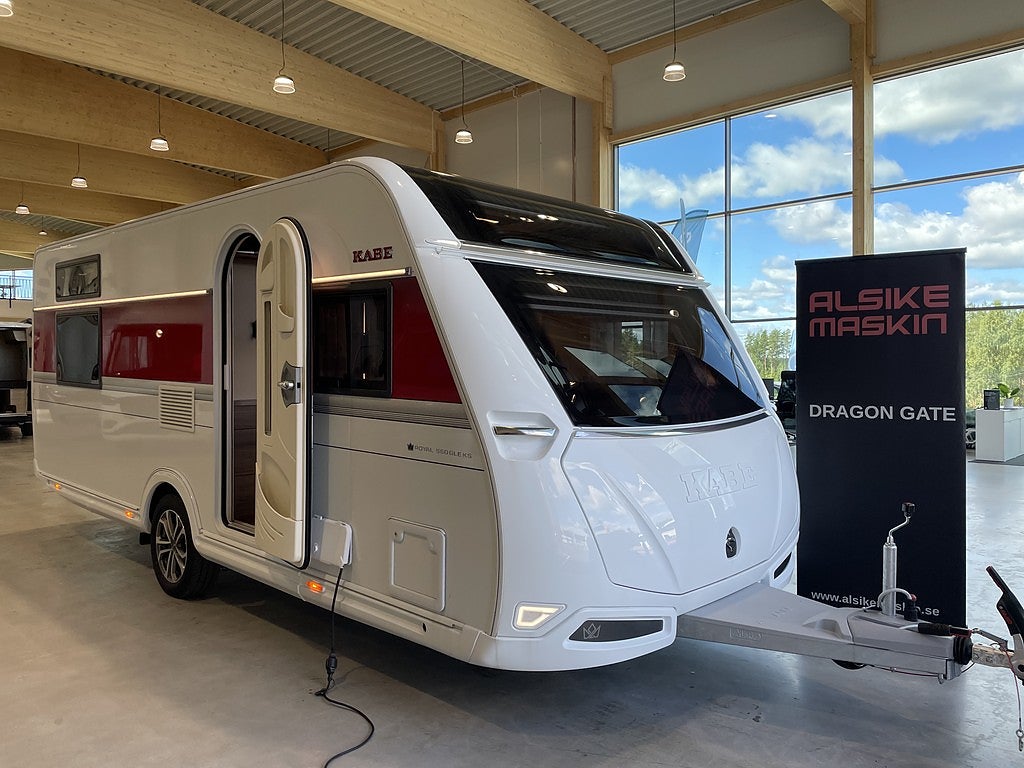 Kabe Royal 560 GLE KS /Långbäddar/ALDE/Panorama/Ugn/Micro/2495kr/måna