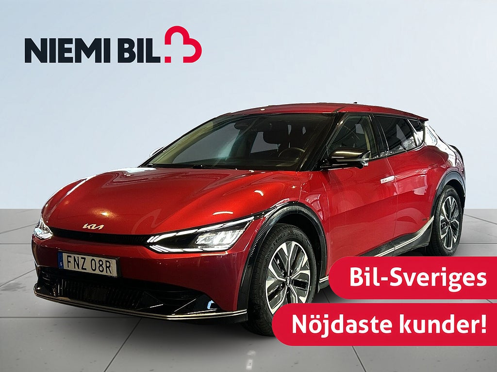Kia EV6 77.4 kWh AWD Base MOMS/Skinn/Drag/360/Ad.Fhåll/Carplay