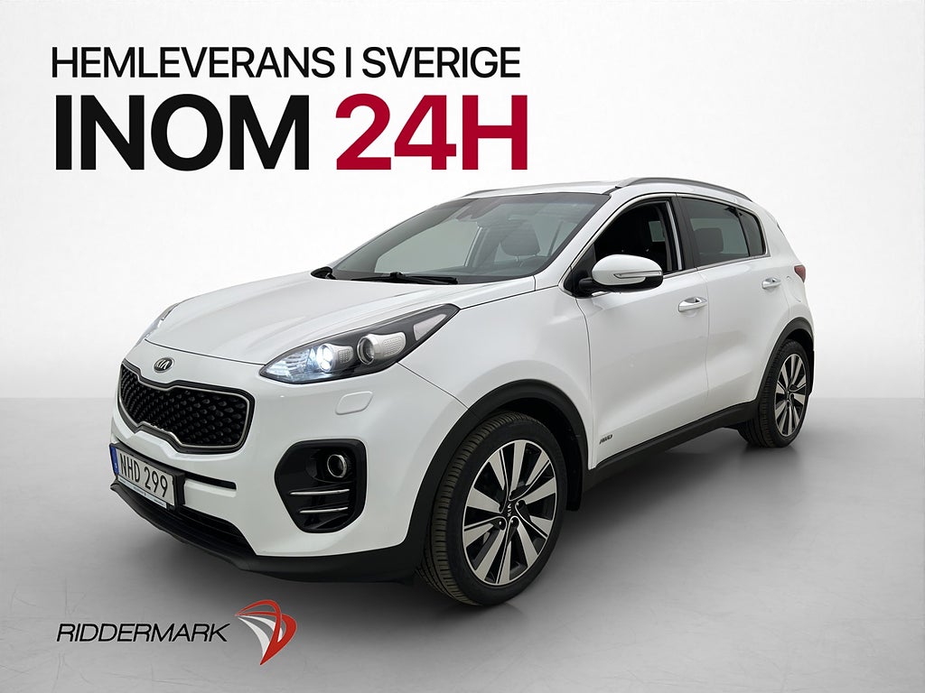 Kia Sportage 2.0 AWD 185hk Advance Kamera Drag Navi Rattvärm