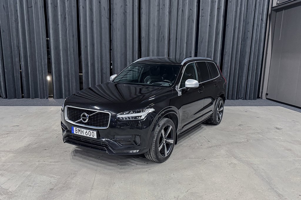 Volvo XC90 D5 AWD R-Design | Drag | 7 sits | HUD | Kam