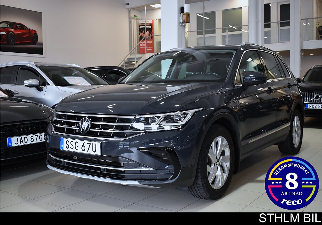 Volkswagen Tiguan 1.4 TSI eHybrid DSG Elegance Drag B-kamera Carplay Moms