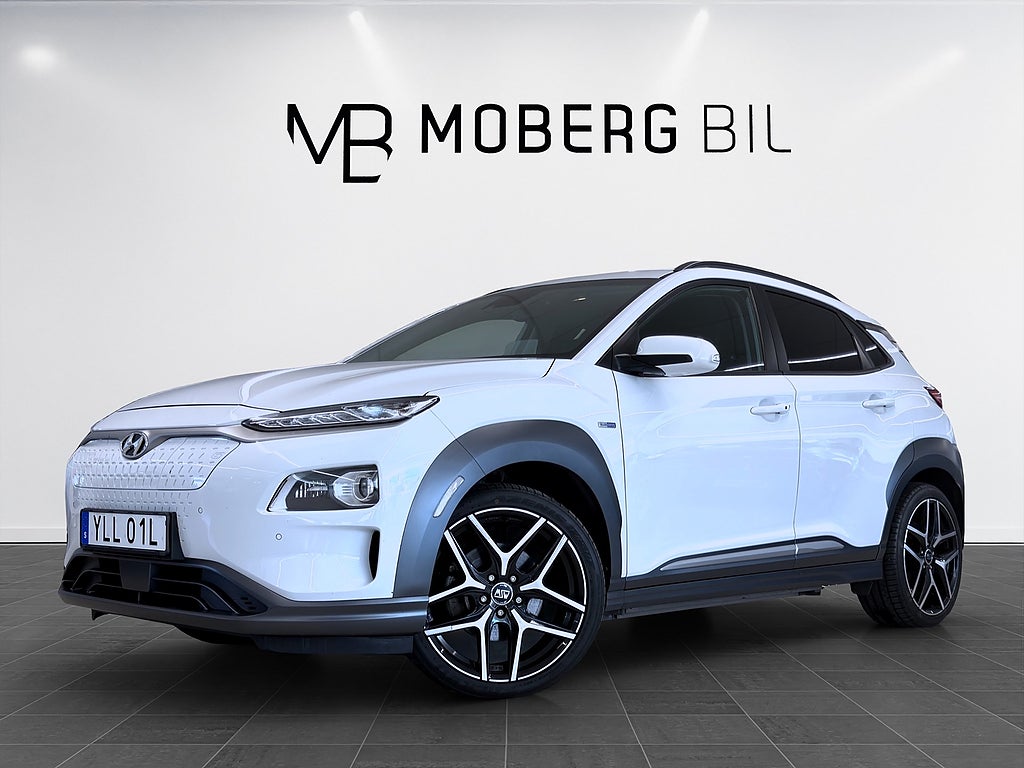 Hyundai Kona Electric 204hk 64 kWh Premium HUD KRELL Navi Keyless B-Kamera