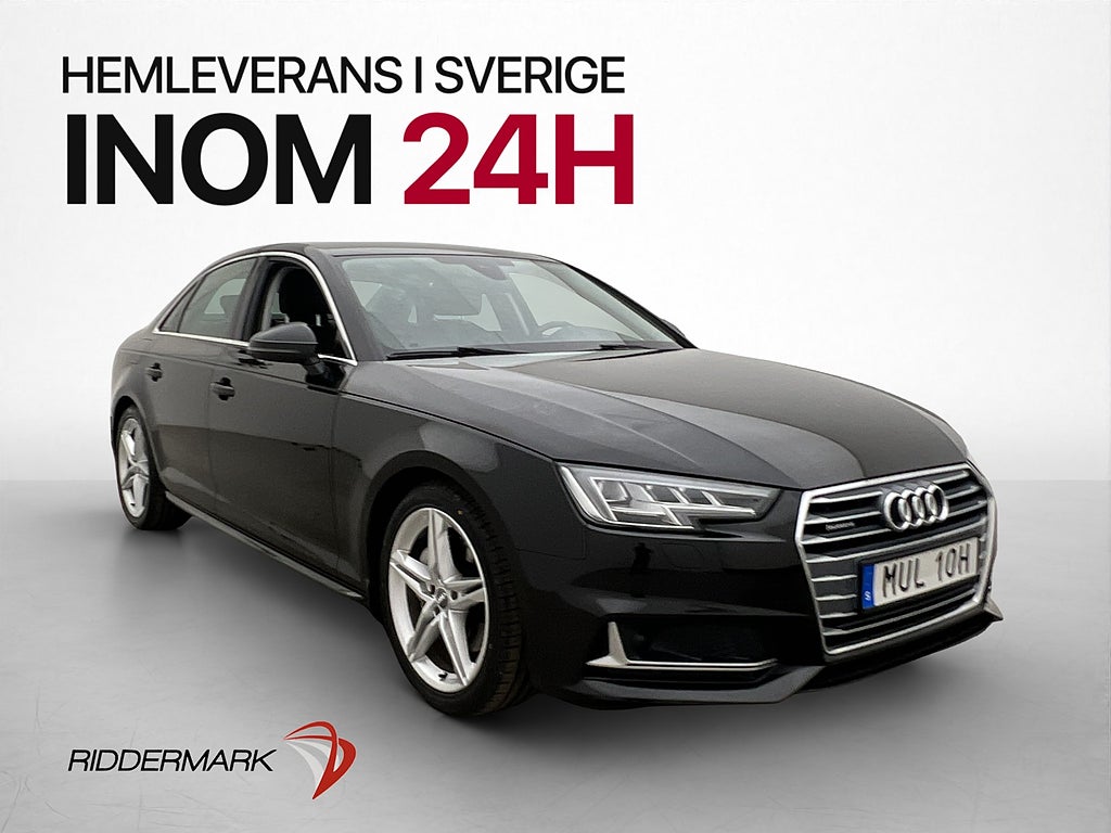 Audi A4 40 TDI 190hk Quattro Proline Värmare Dragkrok