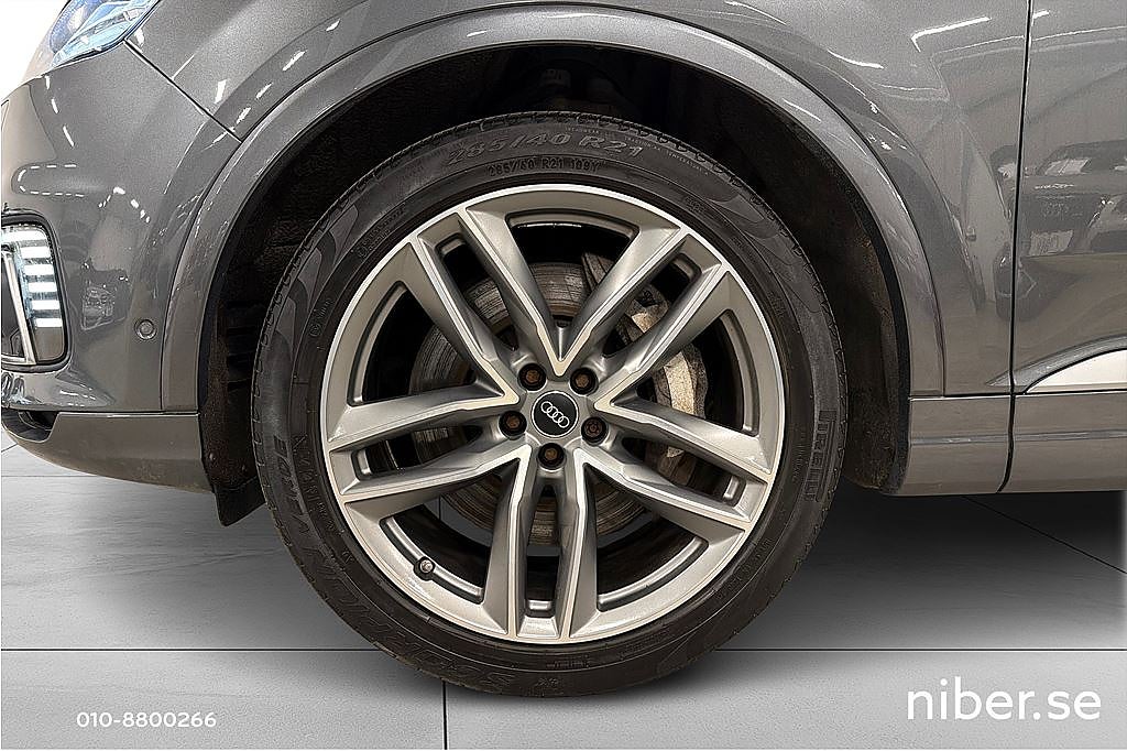 Audi Q7 e-Tron TDI q, 373hk, S-line, 360, drag, pano, 4,99% RÄNTA