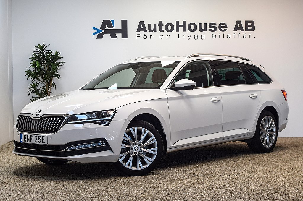 Skoda Superb Kombi 2.0 TDI 4x4 Drag Värmare Canton Cockpit