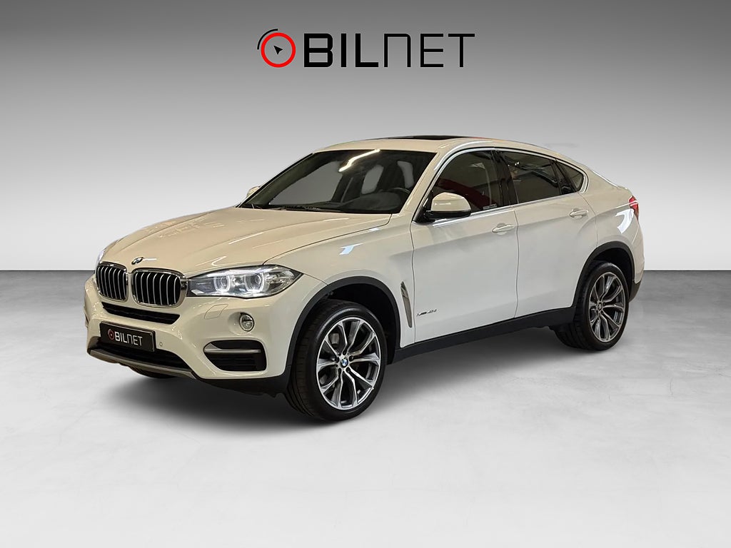 BMW X6 xDrive40d 313hk HUD Värmare Komfortstol 20" Pano Drag