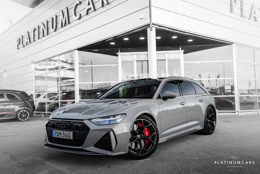 Audi RS6 Performance 630hk / Skalstolar / RS-Design / B&O