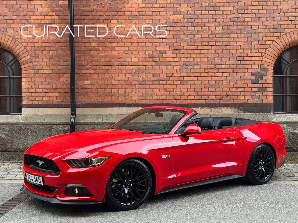 Ford Mustang GT Convertible 1 ägare / 1590 mil / X-pipe / Performanc