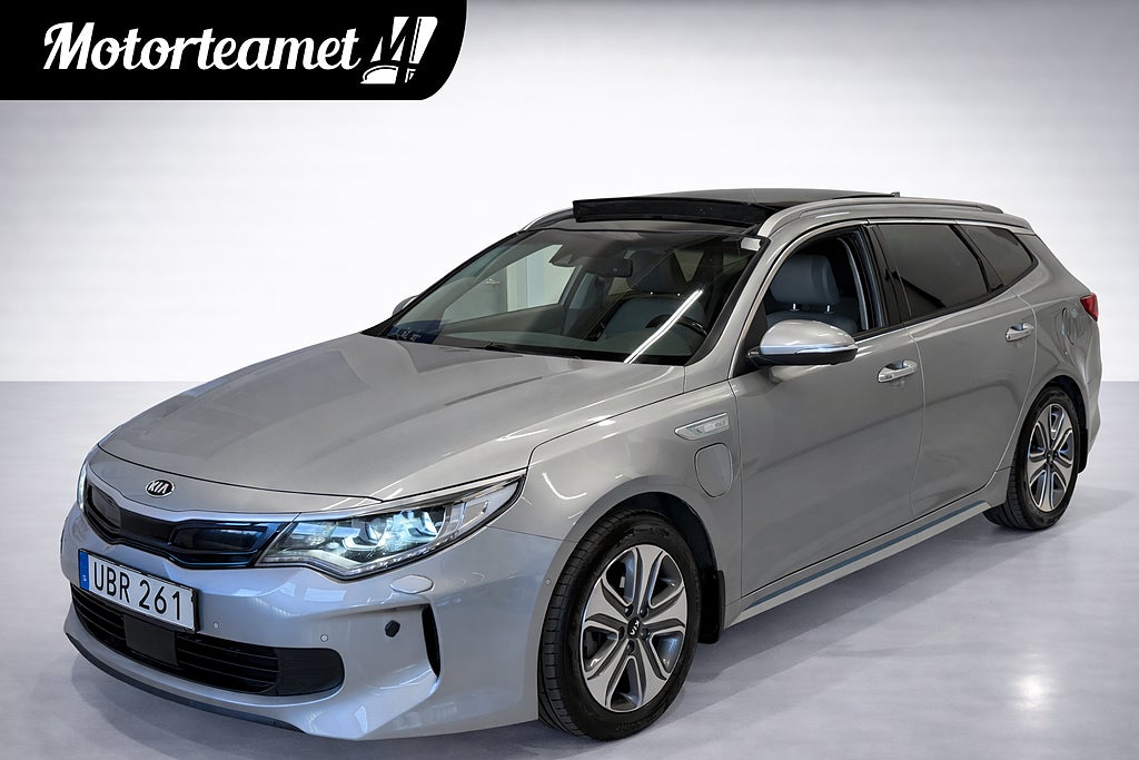 Kia Optima Plug-in Advance Panorama Skinn Backkamera Drag H/K
