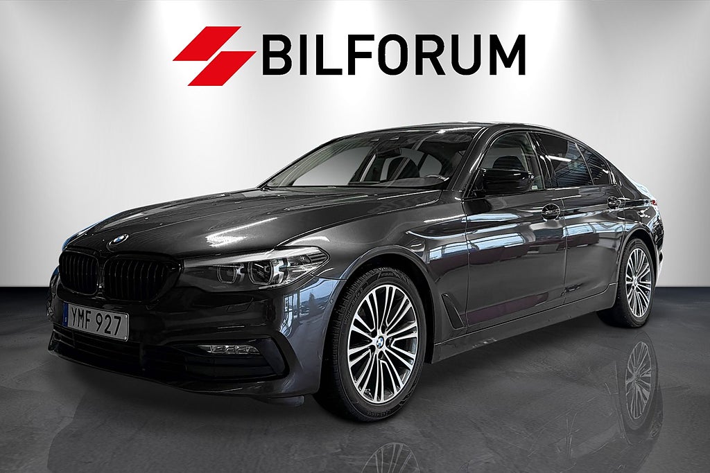 BMW 520d Sedan SPORTLINE 190HK / VÄRMARE / DRAG / HARMAN KARDON