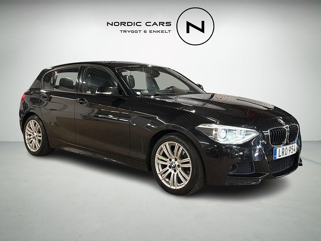 BMW 118d 5-dörrars Steptronic M Sport 143 HK Navi PDC Skinn