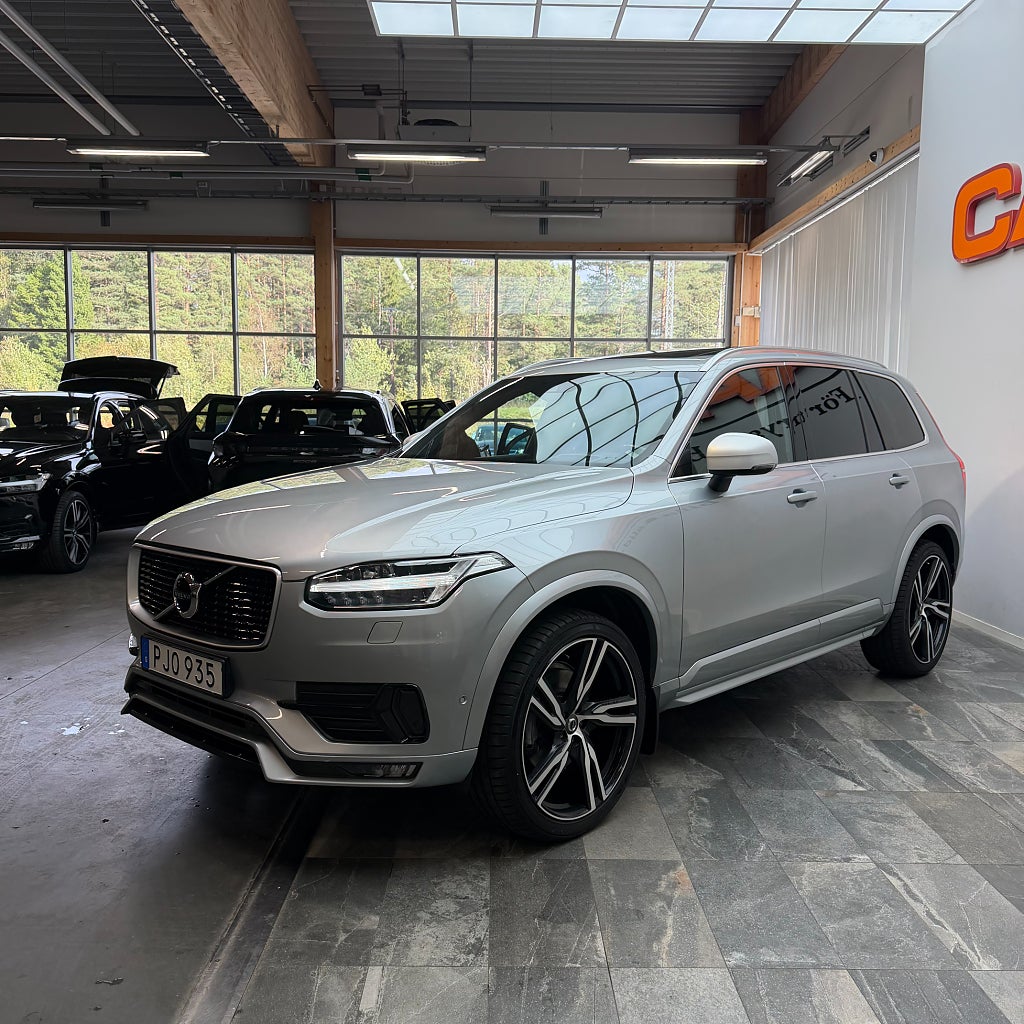 Volvo XC90 D5 AWD Polestar R-Design 7-sits Pano 22" Kamrem bytt!