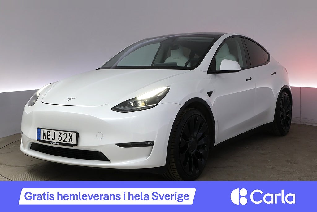 Tesla Model Y Performance Autopilot Panorama Drag