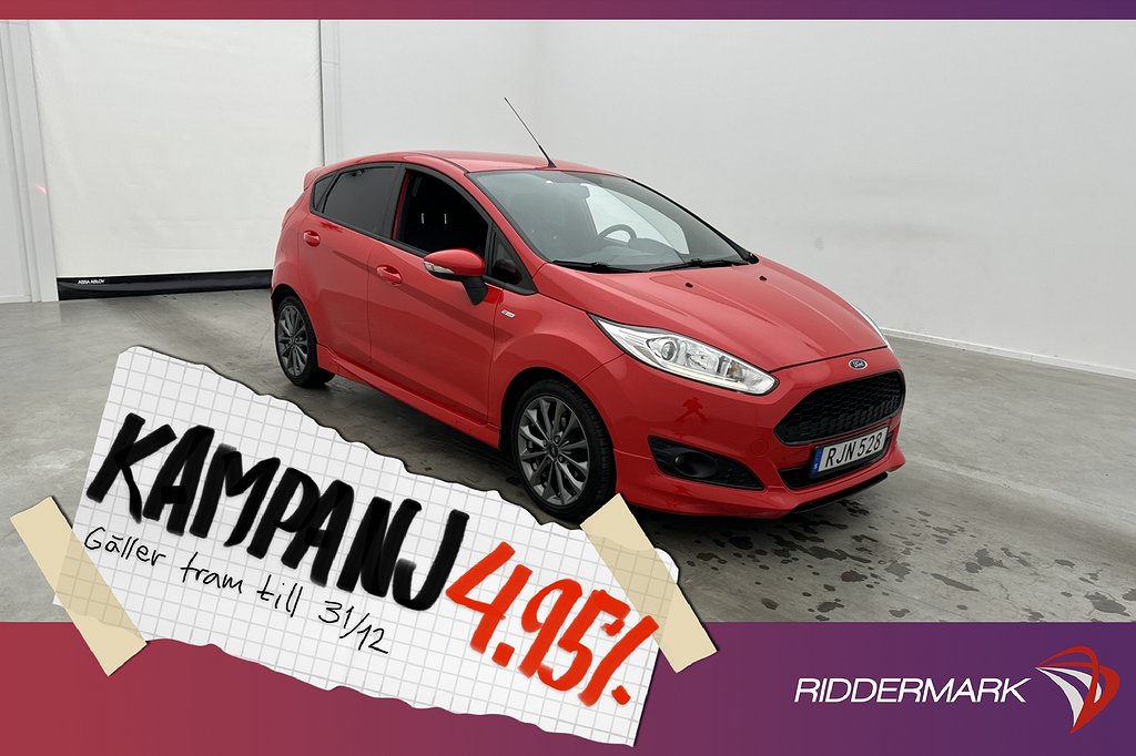 Ford Fiesta 1.0 EcoBoost 100hk ST-Line Låg ska 4,95% Ränta