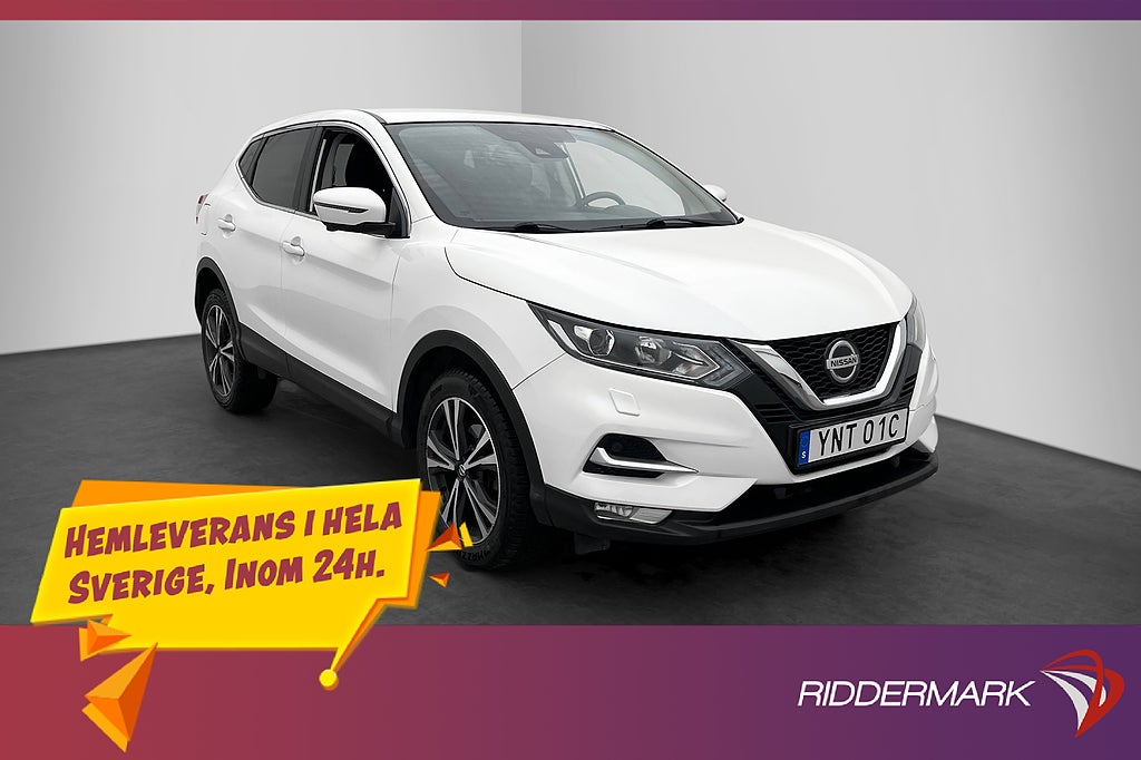 Nissan Qashqai 1.3 DIG-T 360° CarPlay Navi Keyless Sensorer