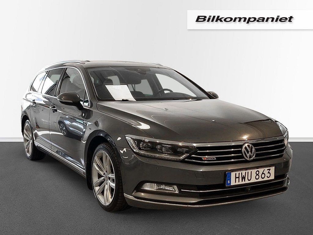 Volkswagen Passat Sportscombi 2.0 TDI DPF SCR BMT 4Motion DSG Sekventiell, 240hk, 2016