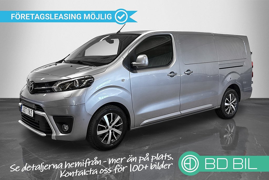 Toyota ProAce 2.0 L3 DIESELVÄRMARE DRAG KAMERA HUD LEASINGKALKYL