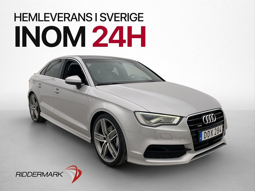 Audi A3 Sedan 2.0 TDI 150hk S-Line Pano Läder Navi Adap-fart