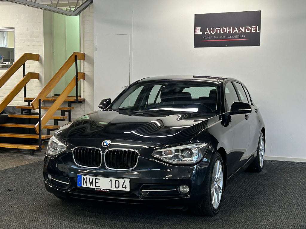 BMW 118 d 5-dörrars Steptronic Sport line 143Hk