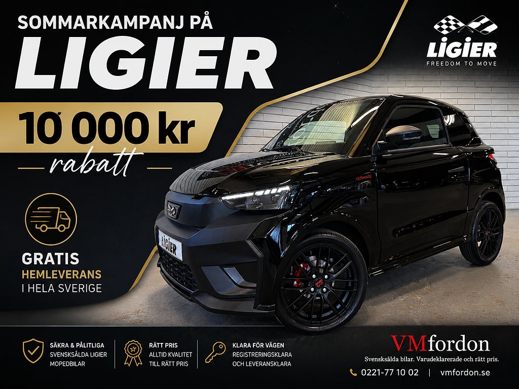 Ligier JS50 Ultimate REVO D+ *SOMMARKAMPANJ* GRATIS HEMLEVERANS