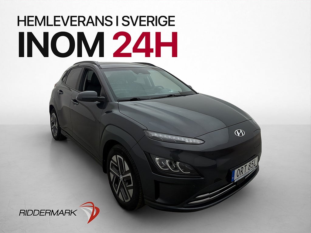 Hyundai Kona 64 kWh Advanced T-Lucka HuD Navi Skinn Värmare