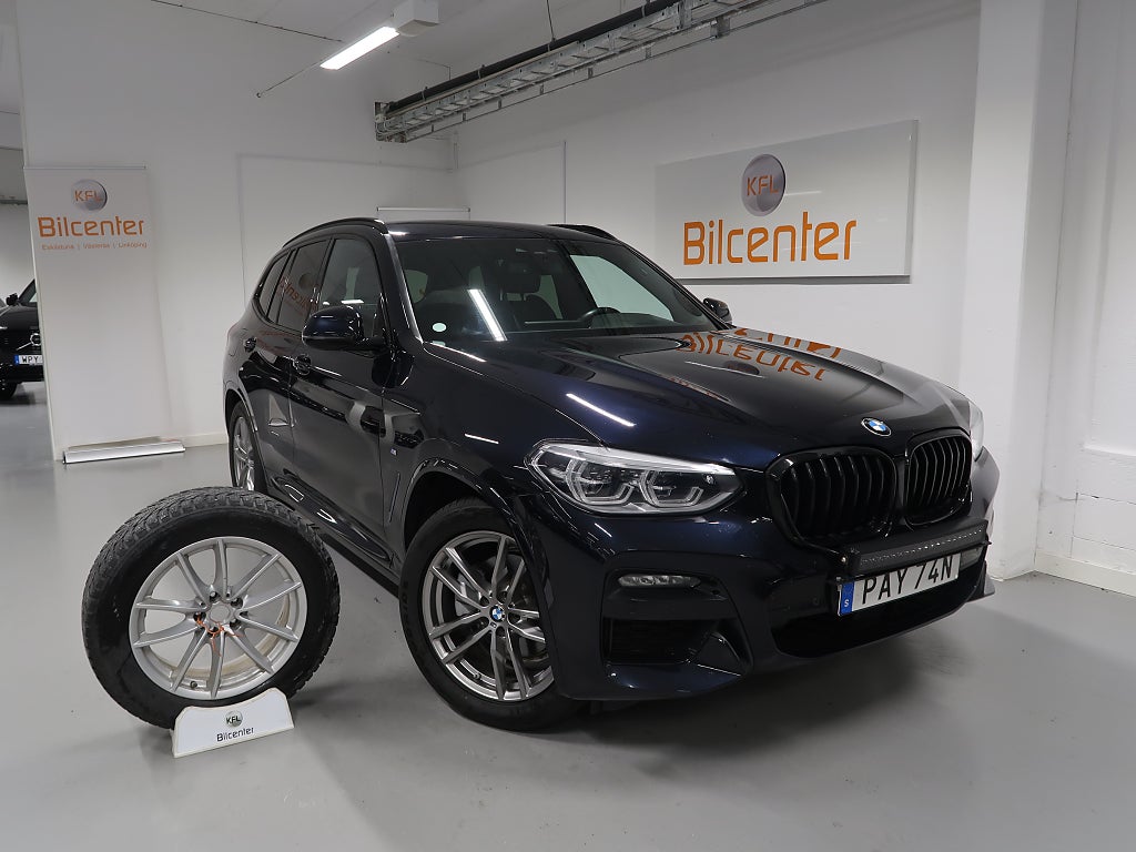 BMW X3 xDrive20d M Sport V-Däck ingår HUD-Drag-Värmare-Adaptiv