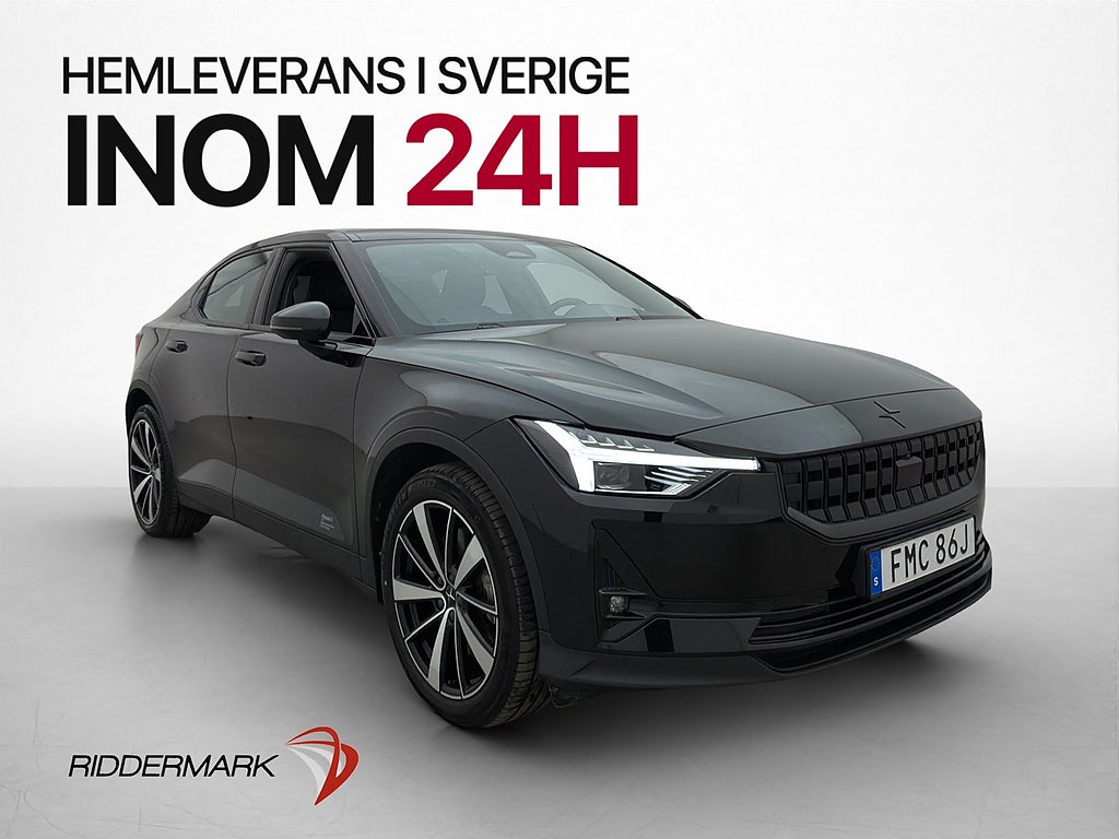 Polestar 2 Long Range Pilot Plus Värmare Pano Drag H/K 360°