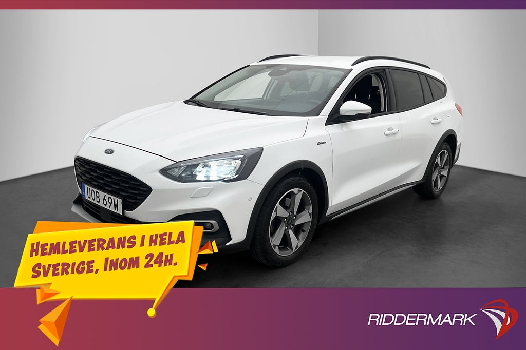 Ford Focus 1.0 EcoBoost 125hk Active Kamera Rattvärm CarPlay