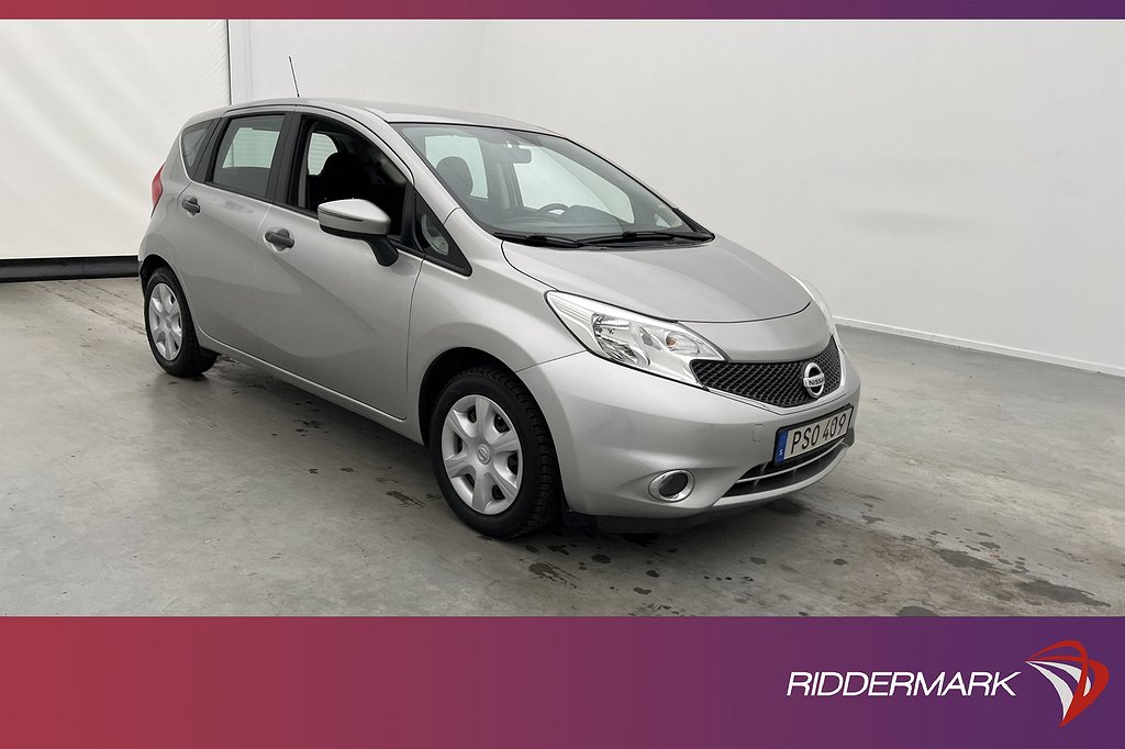 Nissan Note 1.2 80hk Visia Farthållare 1-Brukare