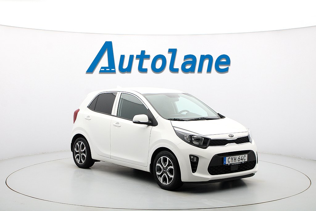 Kia Picanto 1.0 Advance, Backkamera, Carplay, Rattvärme