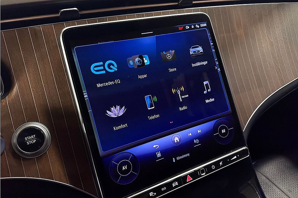 Mercedes-Benz EQE 350+ 90.6 kWh, 292hk, Burmeister, Elstolar, Läder
