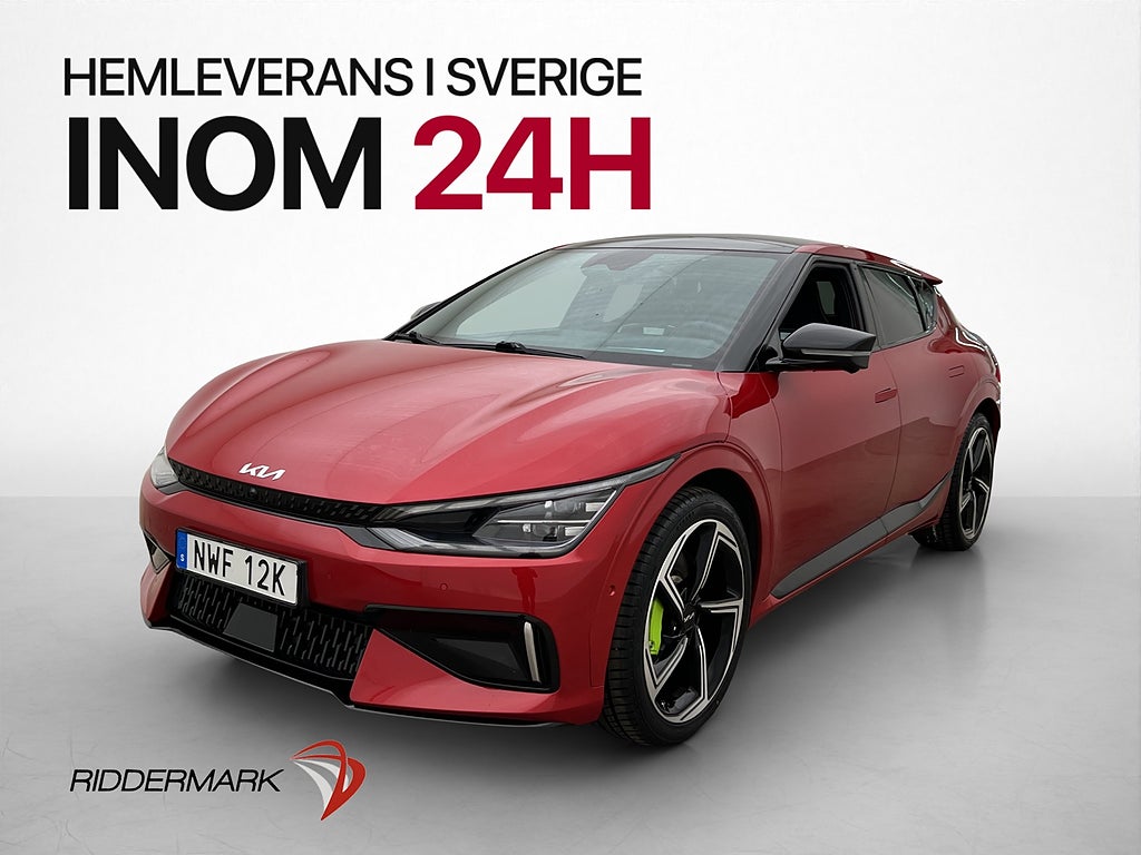 Kia EV6 GT 585hk GT Taklucka Meridian HUD 360° CarPlay
