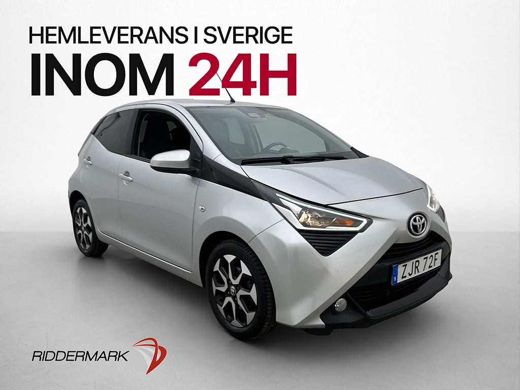 Toyota Aygo 1.0 VVT-i 72hk X-PLAY M&K-Värmare Kamera