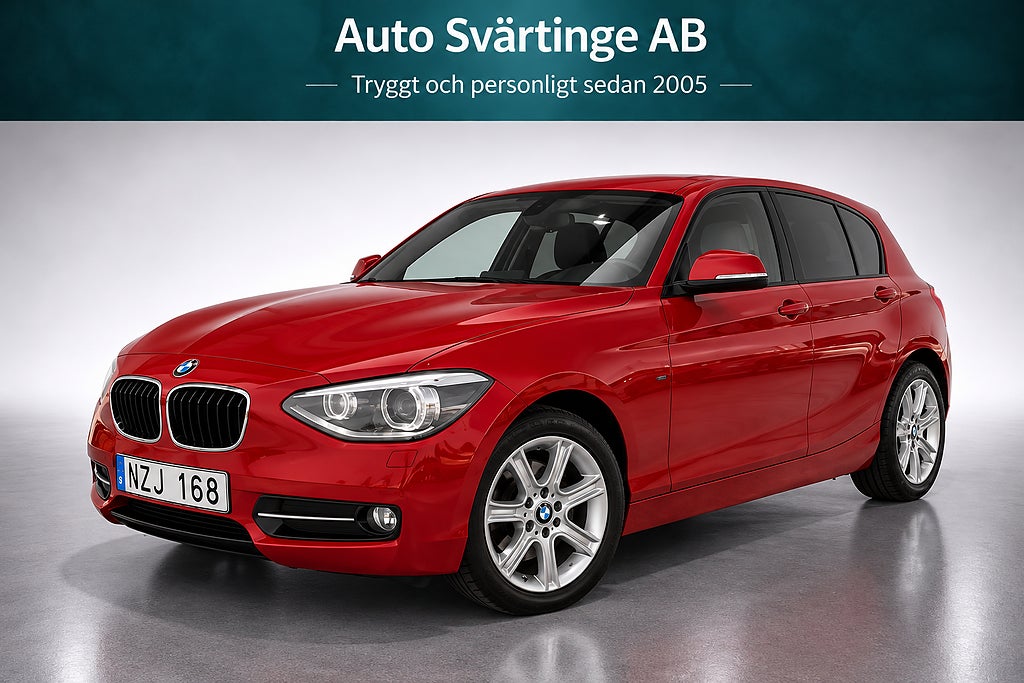 BMW 118d xDrive 5-dörrars Sport line Euro 5 (Drag, läder)